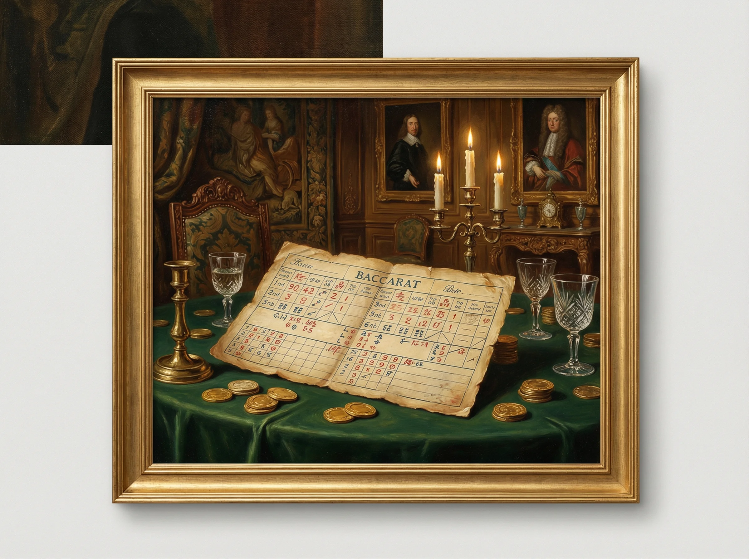 巅峰国际百家乐进阶指南 - 百家乐路单古典油画